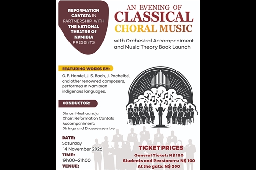 AN EVENING OF CLASSICAL CHORAL MUSIC with Orchestral Accompaniment & Music Theory Book Launch